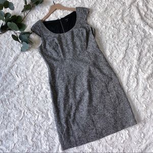 Ann Taylor pencil dress women's 8P Gray Charcoal
